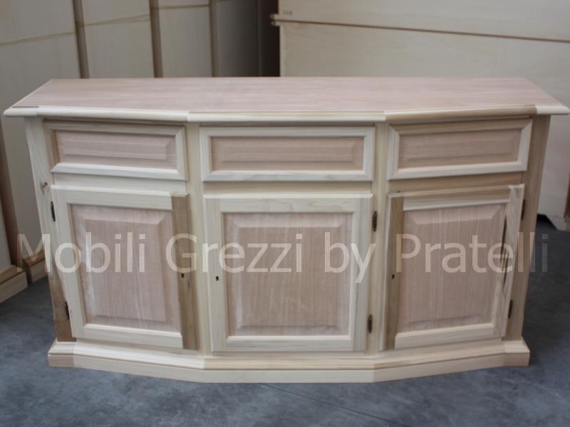 Credenze Grezze Credenze Grezze fino a 160 cm , Credenza Grezza 3 Ante